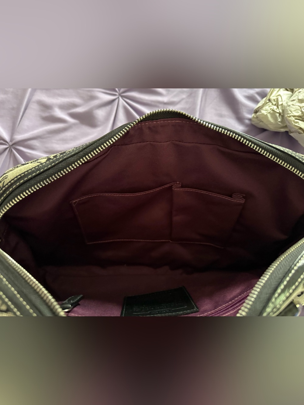 COACH F14035 Chelsea Horse and Carriage Bag w Strap - Picture 5 of 8